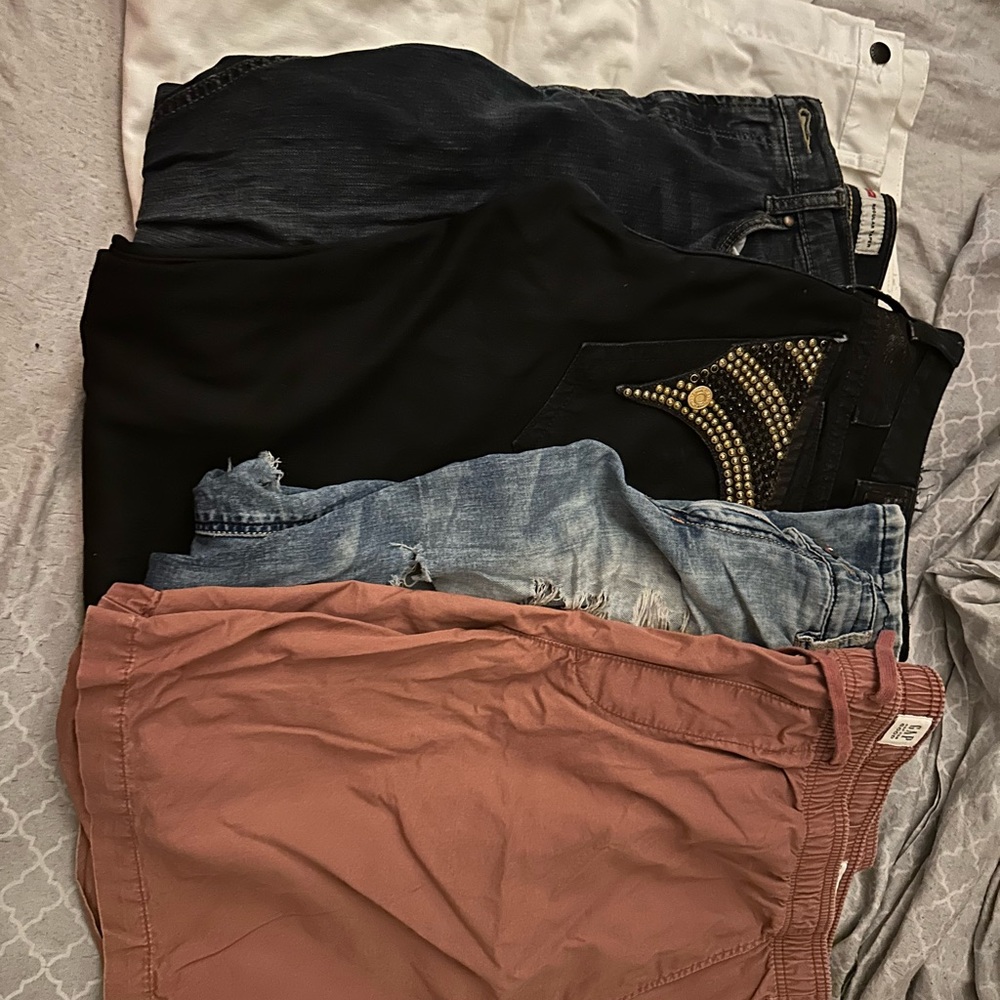 Men’s jeans and shirts